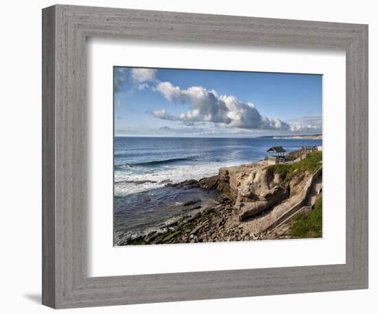 USA, California, La Jolla, Coastal La Jolla at Shell Beach-Ann Collins-Framed Photographic Print