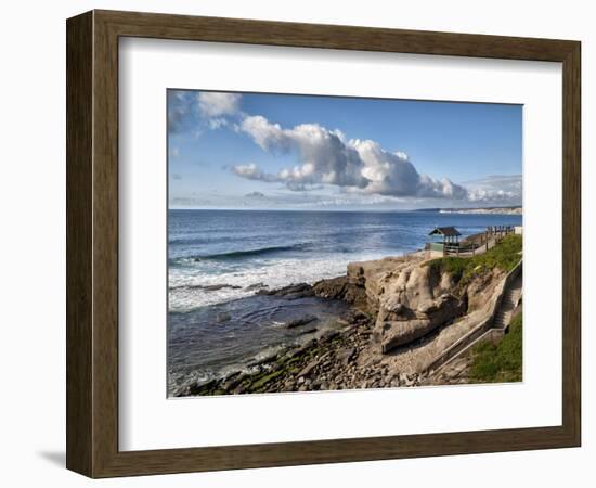 USA, California, La Jolla, Coastal La Jolla at Shell Beach-Ann Collins-Framed Photographic Print