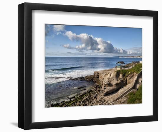 USA, California, La Jolla, Coastal La Jolla at Shell Beach-Ann Collins-Framed Photographic Print