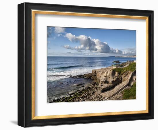 USA, California, La Jolla, Coastal La Jolla at Shell Beach-Ann Collins-Framed Photographic Print