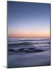 USA, California, La Jolla. Crescent Moon at Twilight over Windansea Beach-Ann Collins-Mounted Photographic Print