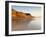 USA, California, La Jolla. Low Tide Cliff Reflections at Torrey Pines State Beach-Ann Collins-Framed Photographic Print