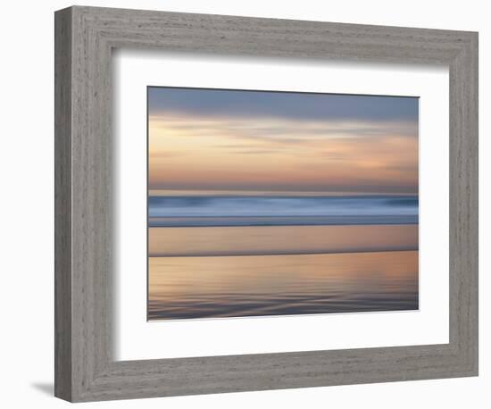 USA, California, La Jolla. Ocean abstract at La Jolla Shores beach-Ann Collins-Framed Photographic Print