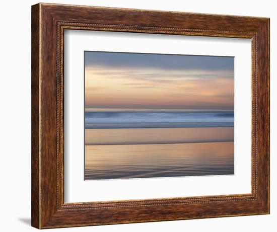 USA, California, La Jolla. Ocean abstract at La Jolla Shores beach-Ann Collins-Framed Photographic Print