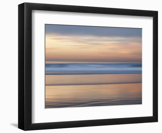 USA, California, La Jolla. Ocean abstract at La Jolla Shores beach-Ann Collins-Framed Photographic Print