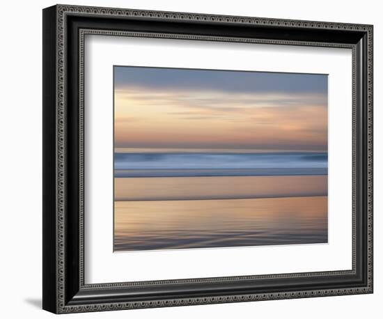 USA, California, La Jolla. Ocean abstract at La Jolla Shores beach-Ann Collins-Framed Photographic Print