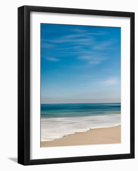 USA, California, La Jolla. Ocean abstract blur at Marine Street Beach-Ann Collins-Framed Photographic Print