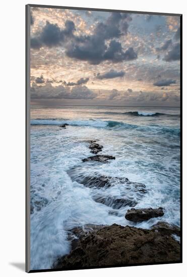 USA, California, La Jolla. Ocean waves and rocks at dusk-Ann Collins-Mounted Photographic Print