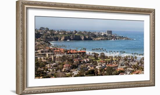 USA, California, La Jolla, Panoramic view of La Jolla Shores-Ann Collins-Framed Photographic Print