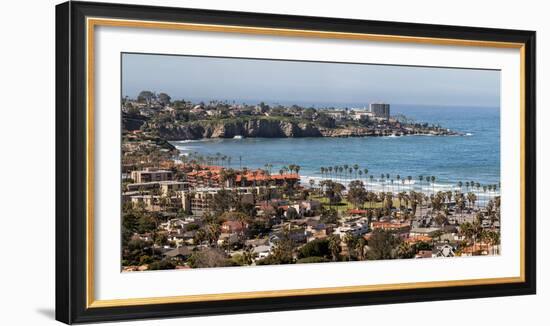 USA, California, La Jolla, Panoramic view of La Jolla Shores-Ann Collins-Framed Photographic Print