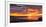 USA, California, La Jolla. Panoramic View of Sunset over La Jolla Shores and Village-Ann Collins-Framed Photographic Print