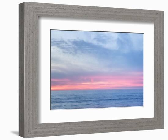 USA, California, La Jolla. Pastel horizon-Ann Collins-Framed Photographic Print