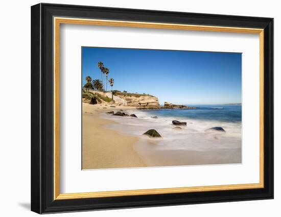 USA, California, La Jolla. Quiet morning at La Jolla Cove-Ann Collins-Framed Photographic Print