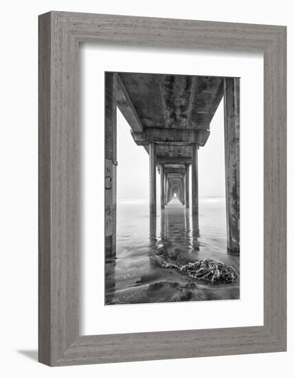 USA, California, La Jolla, Scripps Pier, Sunrise-John Ford-Framed Photographic Print