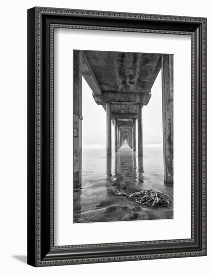 USA, California, La Jolla, Scripps Pier, Sunrise-John Ford-Framed Photographic Print