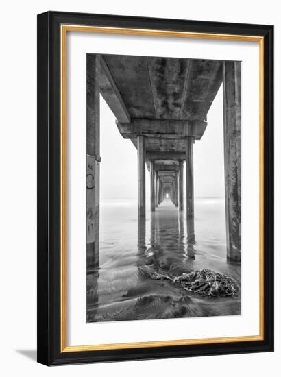 USA, California, La Jolla, Scripps Pier, Sunrise-John Ford-Framed Photographic Print