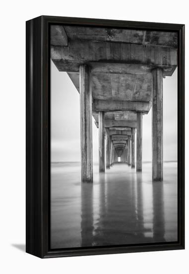 USA, California, La Jolla, Scripps Pier, Sunrise-John Ford-Framed Premier Image Canvas