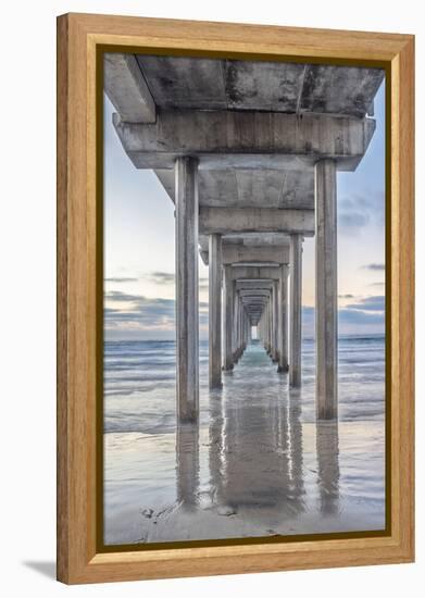 USA, California, La Jolla, Scripps Pier-Rob Tilley-Framed Premier Image Canvas