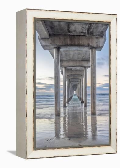 USA, California, La Jolla, Scripps Pier-Rob Tilley-Framed Premier Image Canvas