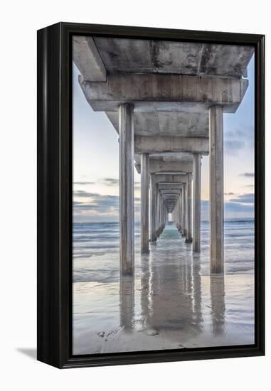 USA, California, La Jolla, Scripps Pier-Rob Tilley-Framed Premier Image Canvas