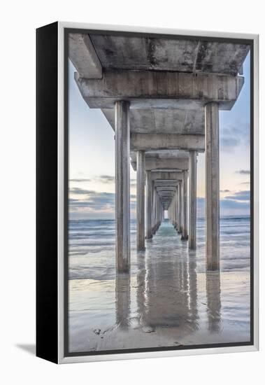 USA, California, La Jolla, Scripps Pier-Rob Tilley-Framed Premier Image Canvas