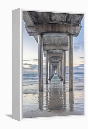 USA, California, La Jolla, Scripps Pier-Rob Tilley-Framed Premier Image Canvas