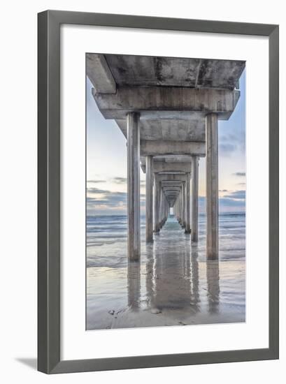 USA, California, La Jolla, Scripps Pier-Rob Tilley-Framed Premium Photographic Print