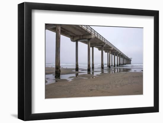 USA, California, La Jolla, Scripps Pier-Peter Hawkins-Framed Photographic Print