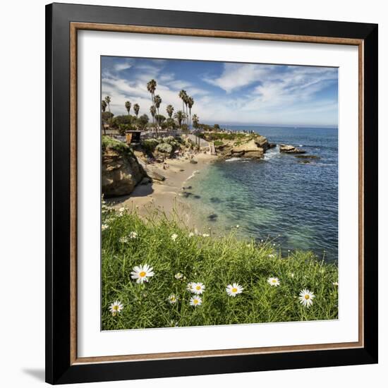 USA, California, La Jolla. Springtime at La Jolla Cove-Ann Collins-Framed Photographic Print