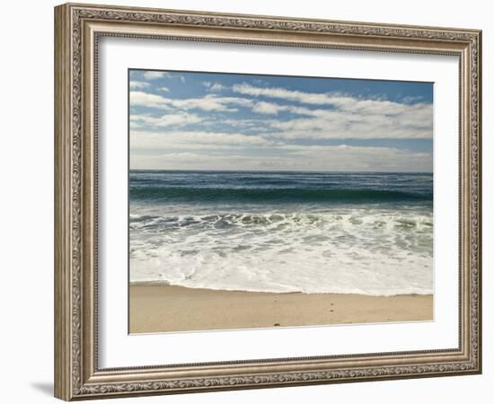 USA, California, La Jolla. Sunny Day at Marine St. Beach-Ann Collins-Framed Photographic Print