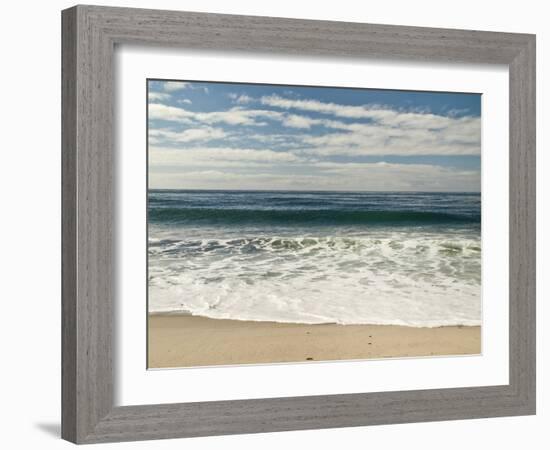 USA, California, La Jolla. Sunny Day at Marine St. Beach-Ann Collins-Framed Photographic Print