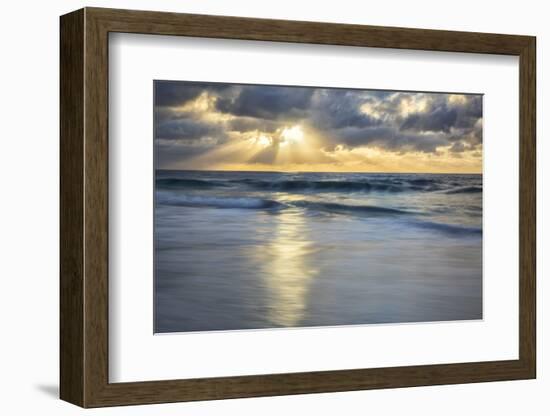 USA, California, La Jolla. Sunset at Marine St. Beach-Ann Collins-Framed Photographic Print