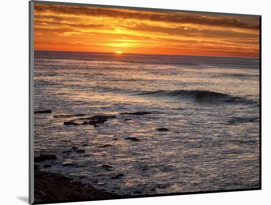 USA, California, La Jolla, Sunset from Boomer Beach-Ann Collins-Mounted Photographic Print