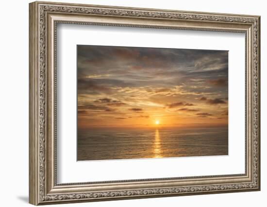 USA, California, La Jolla. Sunset from La Jolla Shores-Ann Collins-Framed Photographic Print