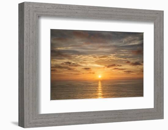 USA, California, La Jolla. Sunset from La Jolla Shores-Ann Collins-Framed Photographic Print