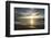 USA, California, La Jolla. Sunset over beach.-Jaynes Gallery-Framed Photographic Print