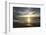 USA, California, La Jolla. Sunset over beach.-Jaynes Gallery-Framed Photographic Print