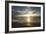 USA, California, La Jolla. Sunset over beach.-Jaynes Gallery-Framed Photographic Print