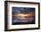 USA, California, La Jolla. Sunset over beach.-Jaynes Gallery-Framed Photographic Print