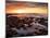 USA, California, La Jolla. Sunset over Tide Pools at Coast Blvd. Park-Ann Collins-Mounted Photographic Print