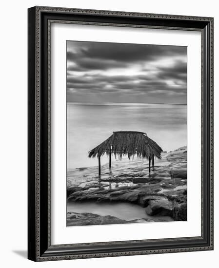 USA, California, La Jolla. Surf shack at Windansea Beach-Ann Collins-Framed Photographic Print