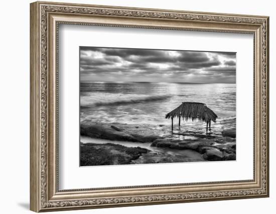 USA, California, La Jolla. Surf Shack at Windansea Beach-Ann Collins-Framed Photographic Print