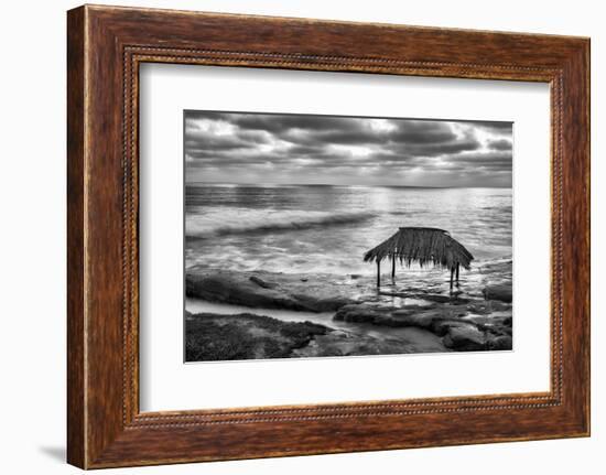 USA, California, La Jolla. Surf Shack at Windansea Beach-Ann Collins-Framed Photographic Print