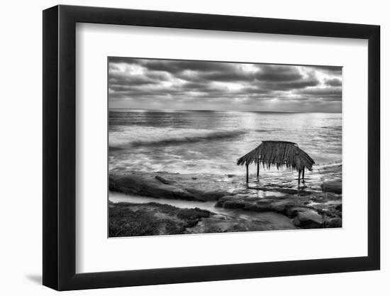 USA, California, La Jolla. Surf Shack at Windansea Beach-Ann Collins-Framed Photographic Print