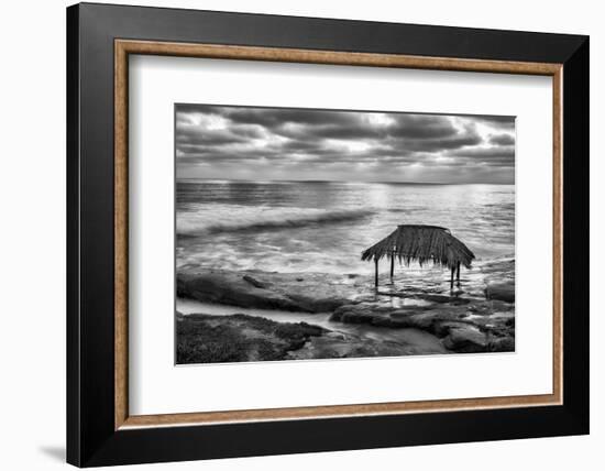 USA, California, La Jolla. Surf Shack at Windansea Beach-Ann Collins-Framed Photographic Print