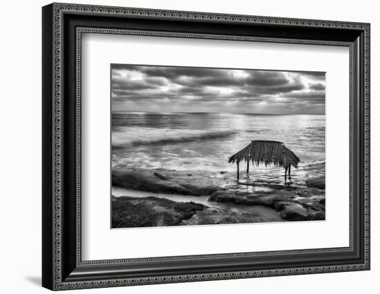 USA, California, La Jolla. Surf Shack at Windansea Beach-Ann Collins-Framed Photographic Print