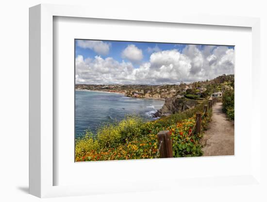 USA, California, La Jolla, View from Coast Walk-Ann Collins-Framed Photographic Print