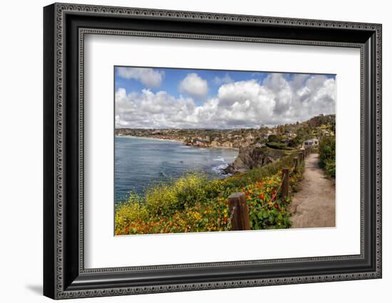 USA, California, La Jolla, View from Coast Walk-Ann Collins-Framed Photographic Print