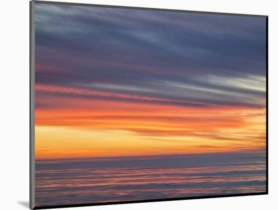 USA, California, La Jolla. Vivid sunset with blur-Ann Collins-Mounted Photographic Print