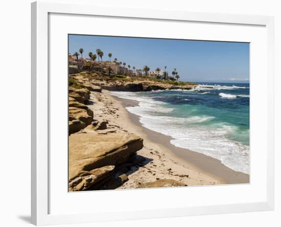 USA, California, La Jolla, Wipeout Beach-Ann Collins-Framed Photographic Print